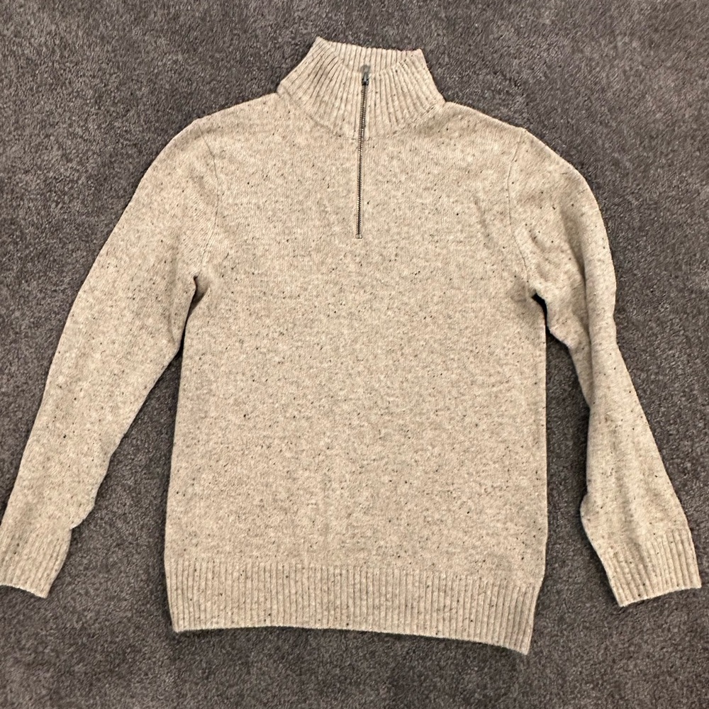 J Crew Men’s Half-zip Sweater XS